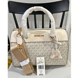 NWT MICHAEL Michael Kors Manhattan Medium School Satchel